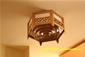 Box Elder Tabernacle: Light fixture in foyer