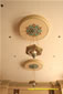 Box Elder Tabernacle: Light fixtures over congregation