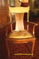 Box Elder Tabernacle: Old chair